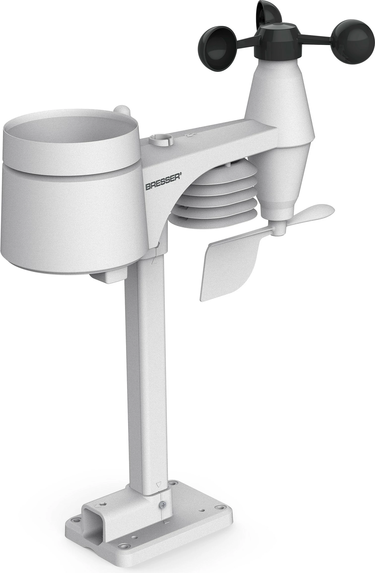 Stacion moti Bresser Wetter Center 5-in-1 Beaufort, digjital, me ekran ngjyrë