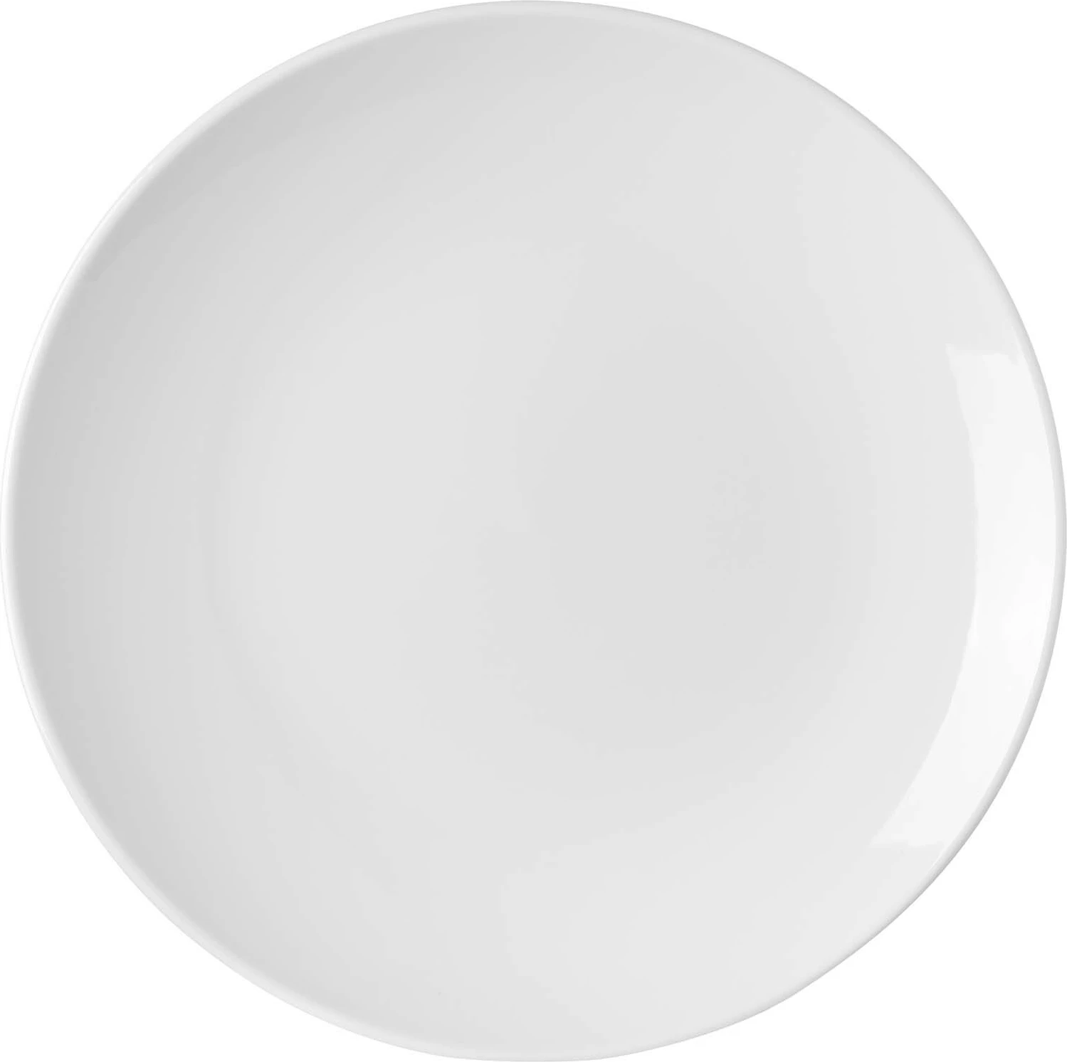 Pjatë e sheshtë Fine Dine Pure Bianco 180 mm, e bardhë, set 12 copë