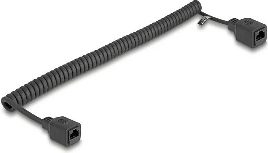 Kabllo rrjeti DeLOCK 90673, Cat5e U/FTP, RJ-45 femër-femër, 3 m, e zezë