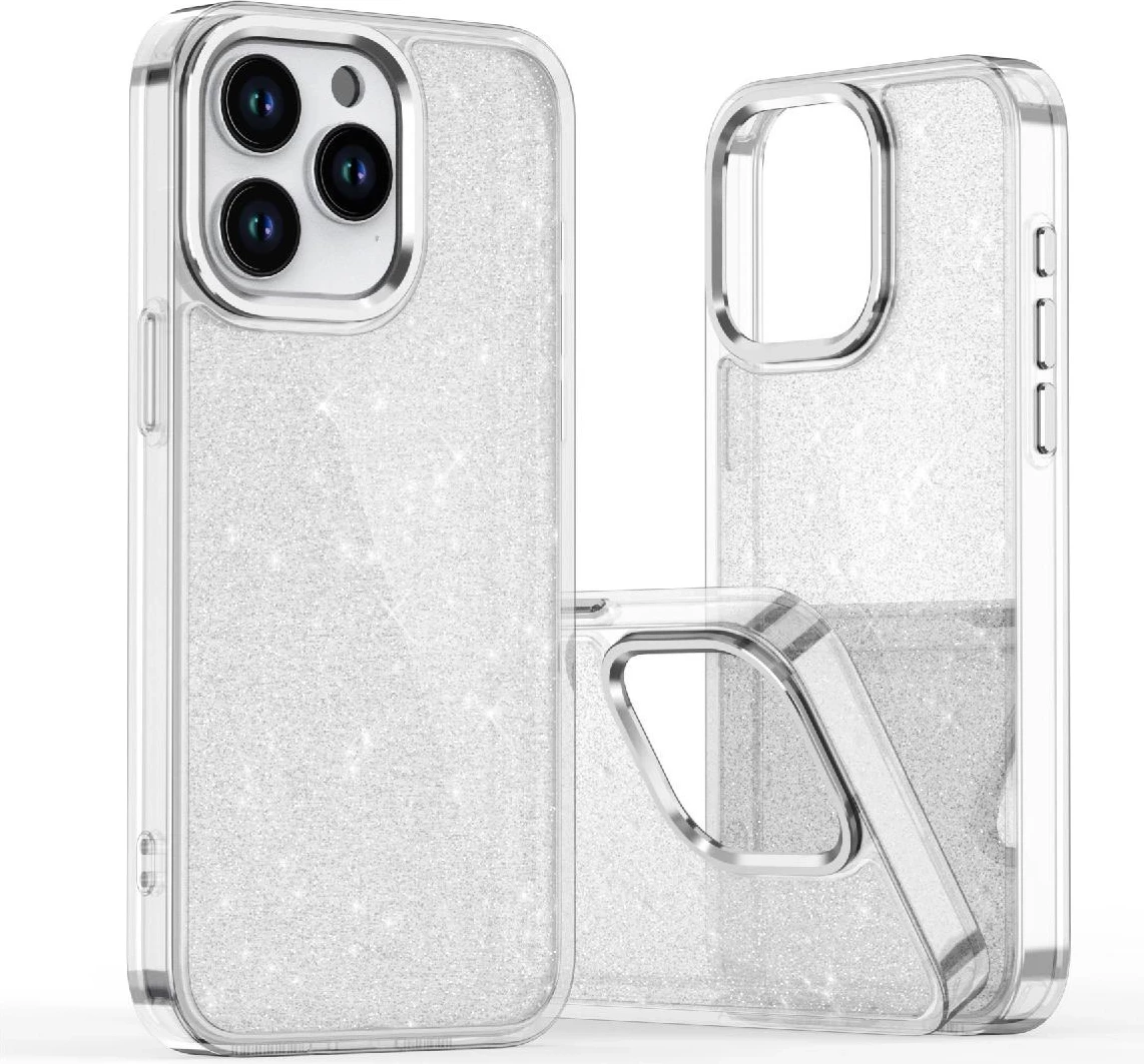 Mbështjellës Hurtel Glitter Case për Samsung Galaxy A26 5G, Transparent