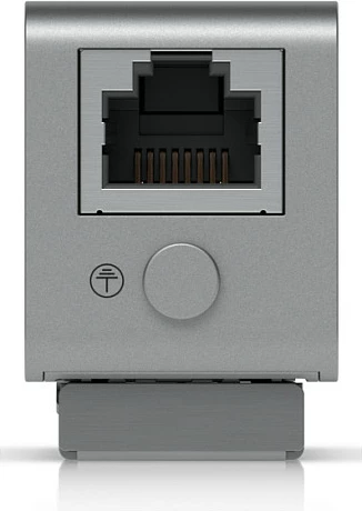 Mbrojtës surtensioni Ethernet Ubiquiti UACC-ETH-SP-DIN, 10GbE, PoE++, 600V, gri