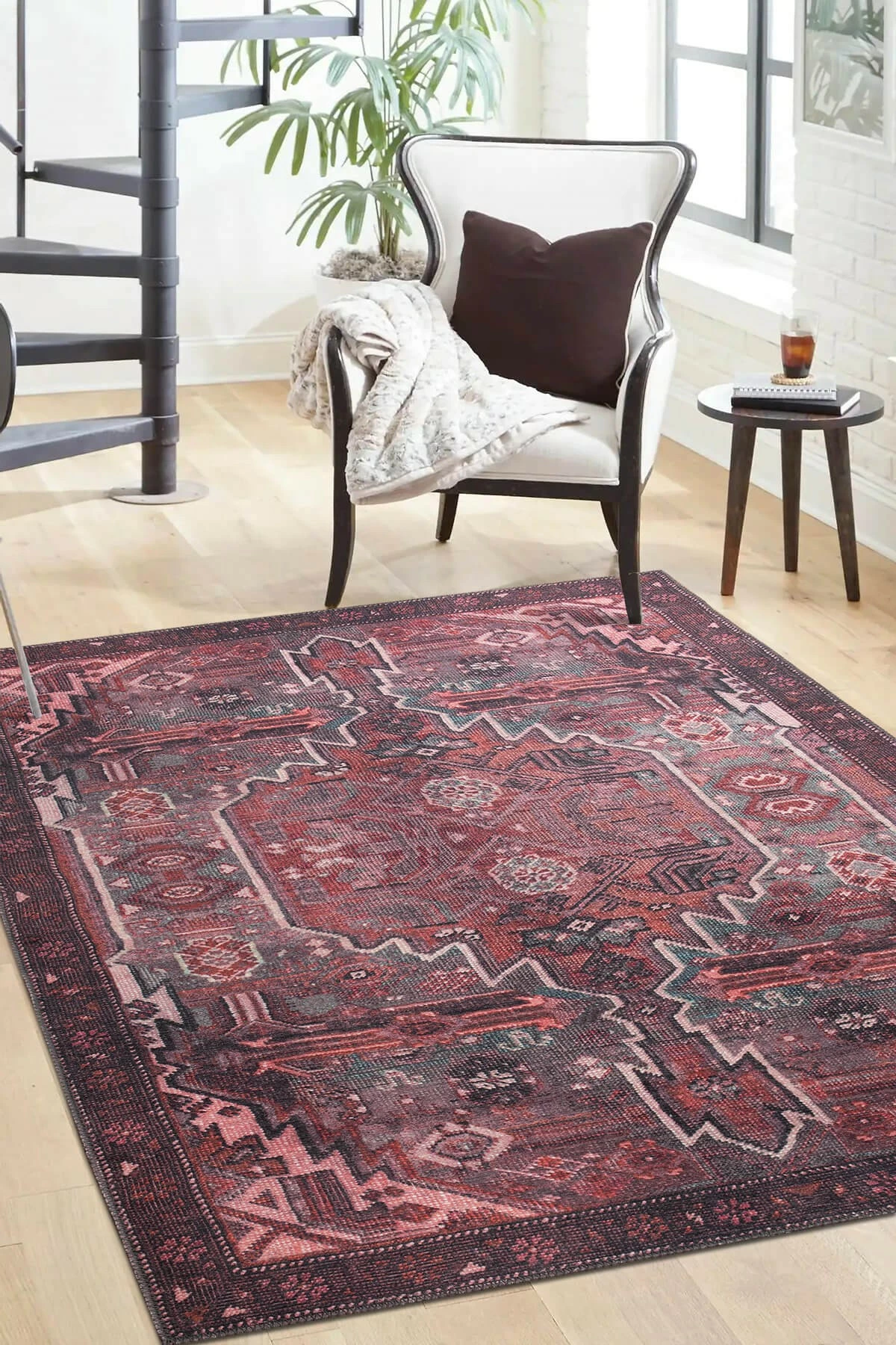 Qilim burgundy (210x310), Conceptum Hypnose, Folk Chenille, BA 25