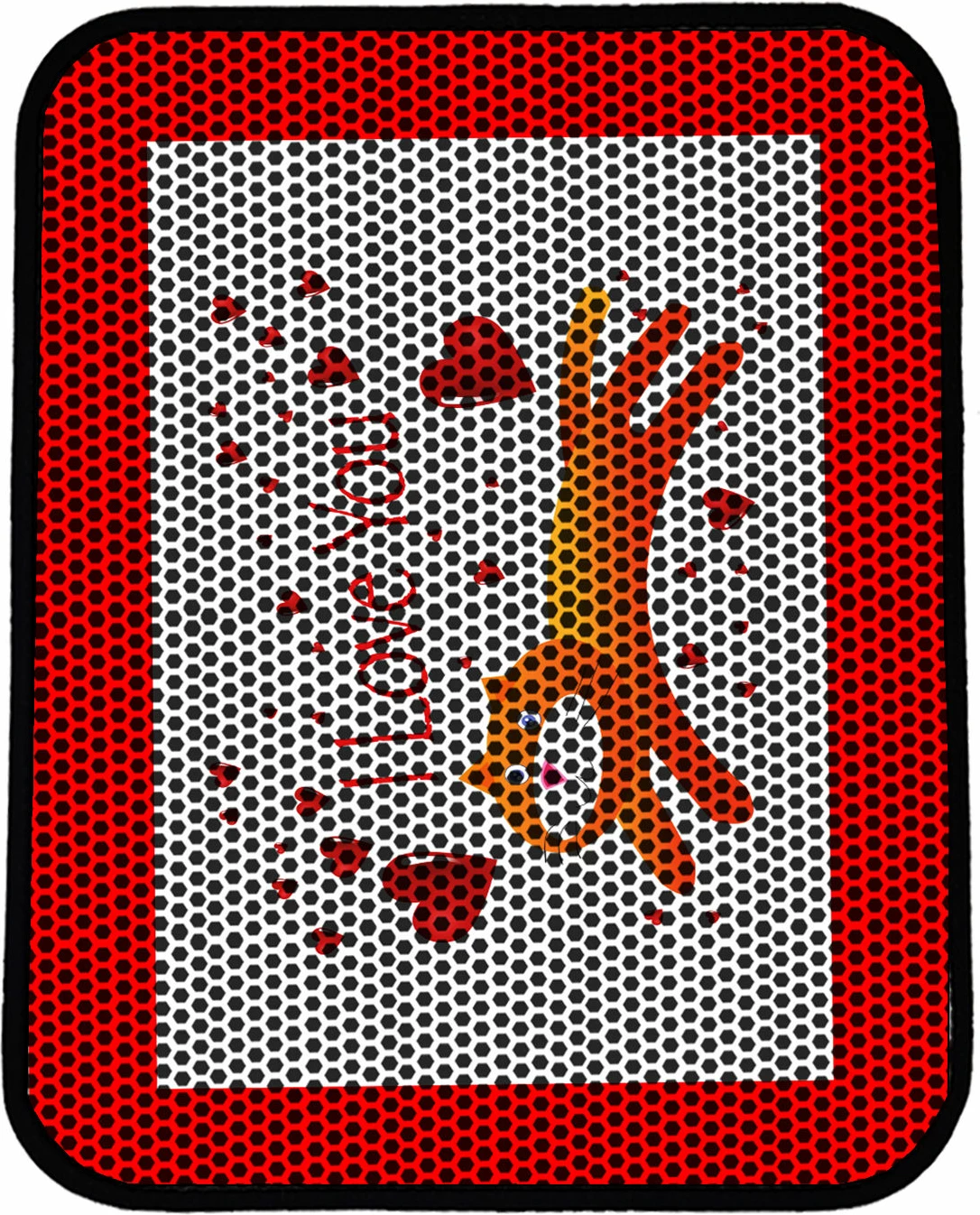 Tapet për rërë maceje, shumëngjyrësh, Paws & Whiskers, Nrszn0038, 45x60cm