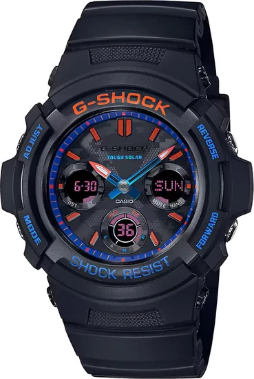 Orë dore G-SHOCK AWR-M100SCT-1A, e zezë