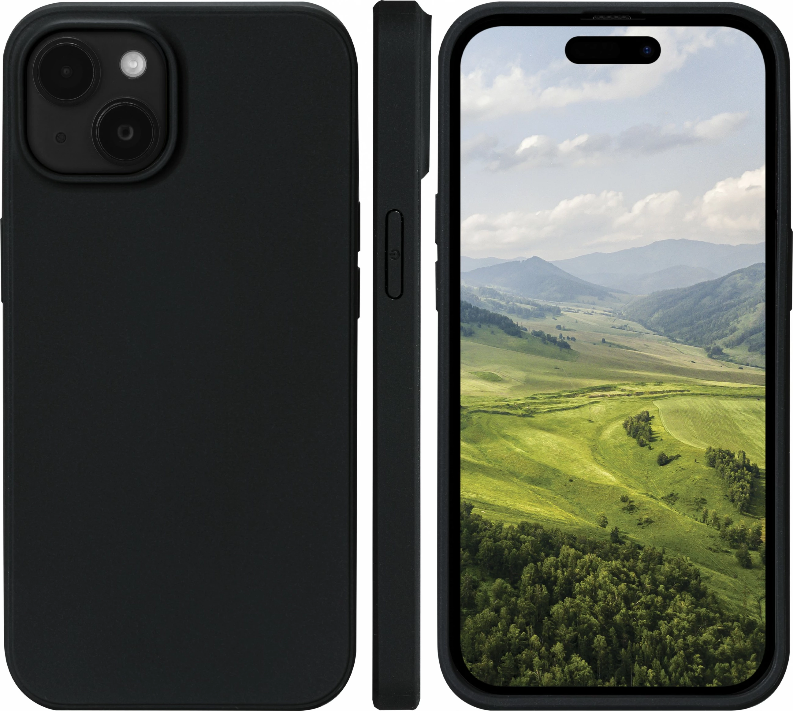 Mbështjellës dbramante1928 Eco Case Nuuk për iPhone 15, e zezë