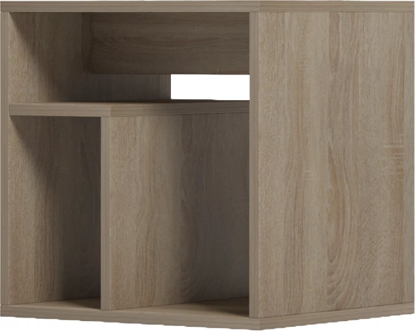 Tavolinë anësore Doublo, ngjyrë sonoma, 40x35x40cm