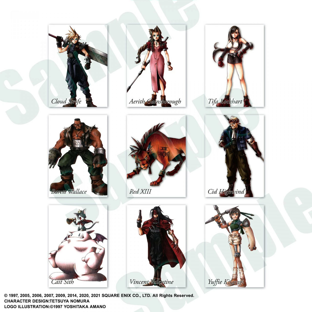 Set kartash koleksionuese Square Enix Final Fantasy VII Anniversary Art Museum Digital Card Plus, display 20 pako, ENG