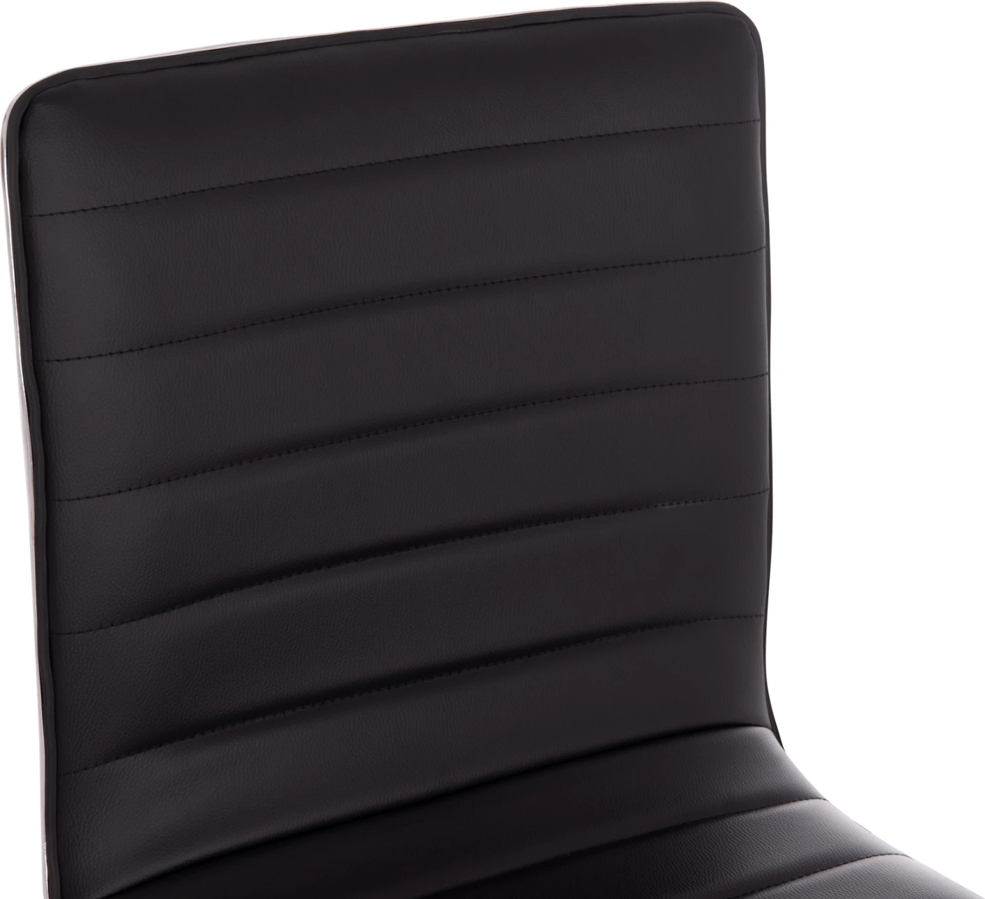 Karrige për bar rrotulluese Nexus, lëkurë PU e zezë, FH209.21, set prej 2 copash, 43x47x116cm