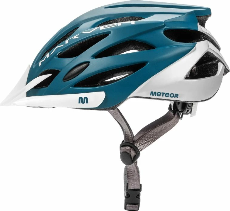 Helmetë biçiklete Meteor Marven 24781, kaltër/gri [Madhësia: Standarde]