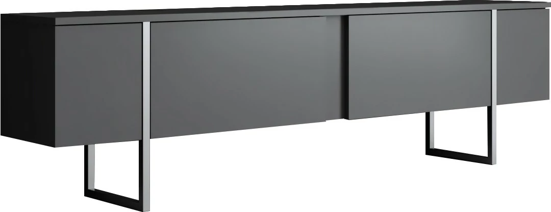 Komodë TV Hanah Home, Luxe, antracit, argjend