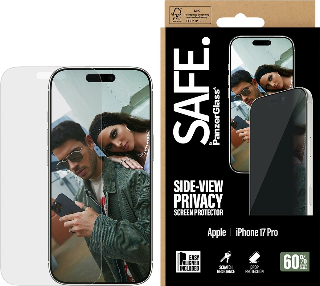 Mbrojtës ekrani privatësie PanzerGlass për iPhone 17 Pro/UWF