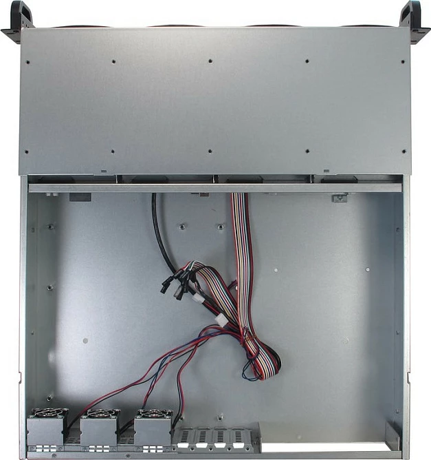 Kasë serveri Inter-Tech IPC Storage 2U-2404L, Rack 19", 2U, 48cm, micro ATX/Mini-ITX, 5x 3.5", hot-swap, e zezë/argjendtë