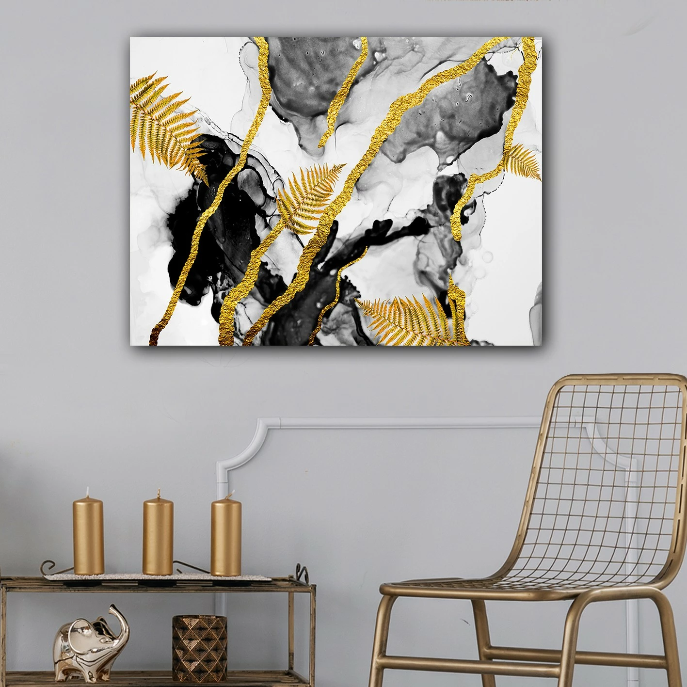 Pikturë dekorative në kanavacë, shumëngjyrëshe, 70x100cm, 1281007012_70100