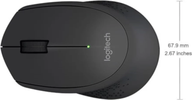 Maus wireless Logitech M280 1000 DPI me USB receiver, i zi