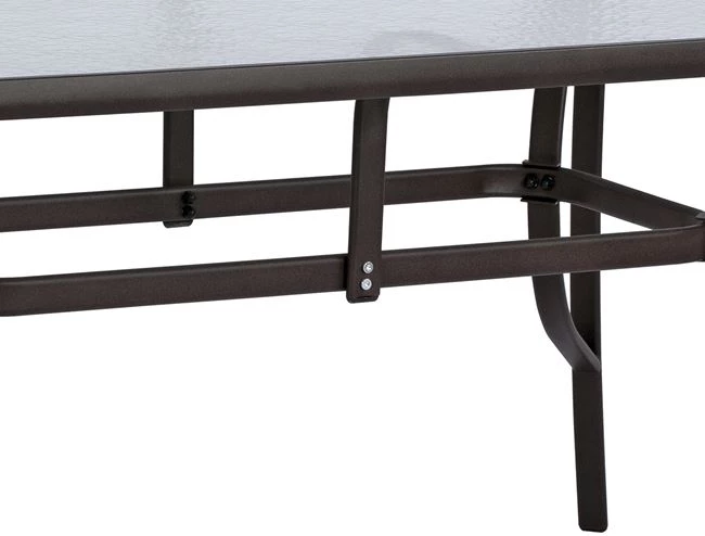 Tavolinë metalike ngjyrë kafe 150x90x72 FH5145.02 5