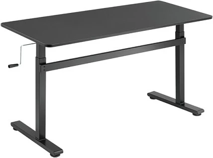 Tavolinë pune sit-stand LogiLink, manuale, 140x60cm, e zezë
