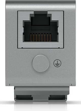 Mbrojtës surtensioni Ethernet Ubiquiti UACC-ETH-SP-DIN, 10GbE, PoE++, 600V, gri