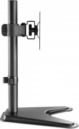 Mbajtëse tavoline për monitor Manhattan 462037, për ekrane 10-27", rregullim manual, VESA 75x75/100x100, e zezë