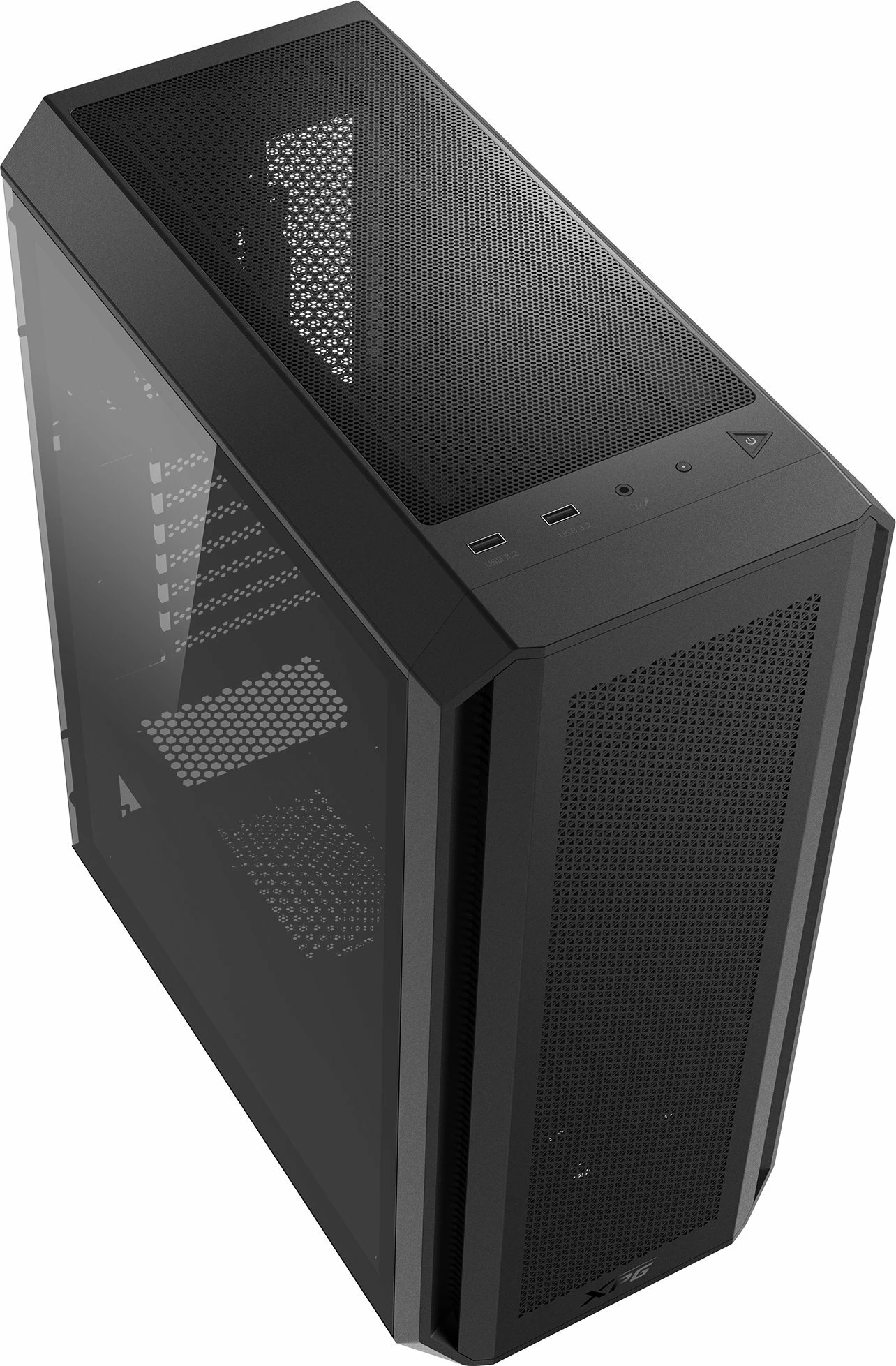 Kasë XPG Valor Air Plus VALORAIRPLUSMTA-BKCWW Midi Tower ATX/Micro-ATX/Mini-ITX me ARGB, me 4x 120mm ventilatorë, e zezë