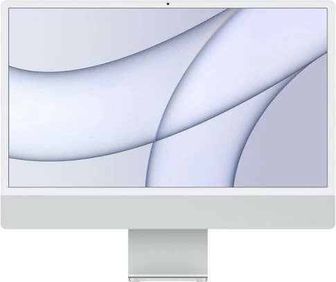 Kompjuter iMac AIO, 24", Apple M3-8 Core CPU, 8GB RAM, 256GB SSD, 10-Core GPU, silver