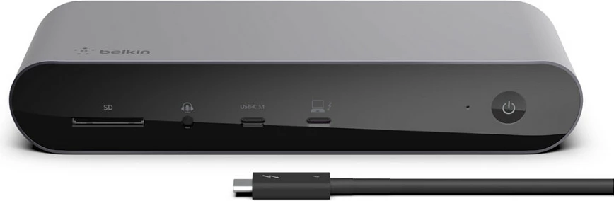 Dock Thunderbolt 4 Belkin Dock Pro, 90W, 8K, SD, e zezë