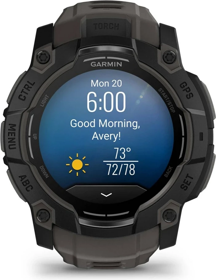 Smartwatch Garmin Instinct 3 AMOLED, 50 mm, GPS, i zi