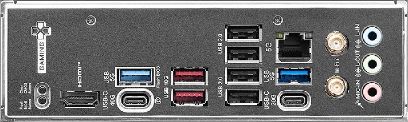 Pllakë amë MSI X870 GAMING PLUS WIFI, Socket AM5, DDR5, 128 GB, e zezë