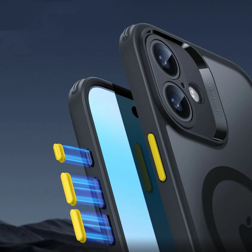 Mbështjellës ESR Classic Pro Set HaloLock MagSafe për iPhone 16, zi, me xham mbrojtës