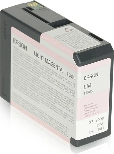Toner Epson Singlepack Light Magenta T580600, 80 ml
