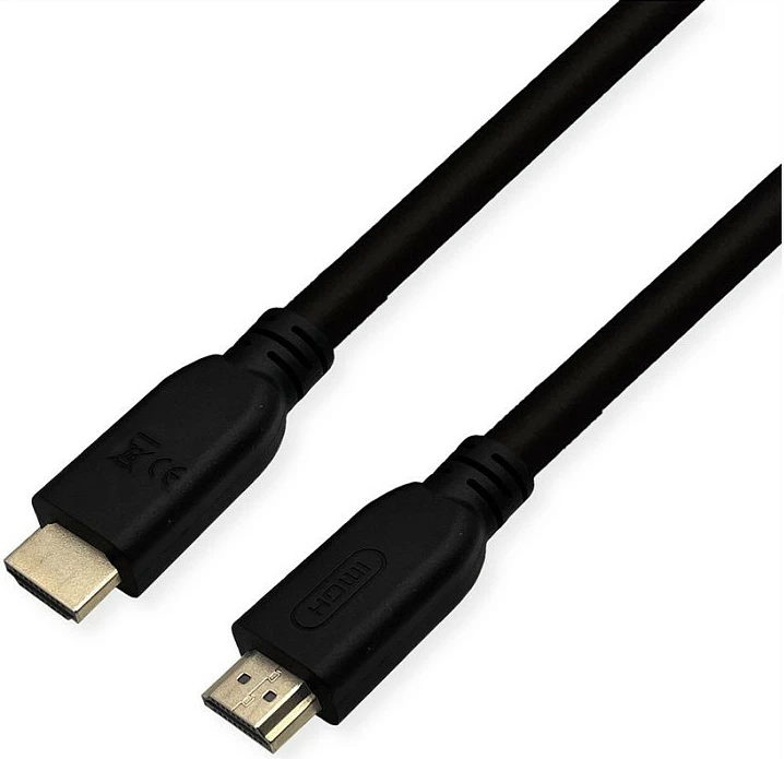 Kabllo HDMI ROLINE 11.45.5903, 3m, HDMI 2.1, 8K@60Hz, Ethernet, e zezë