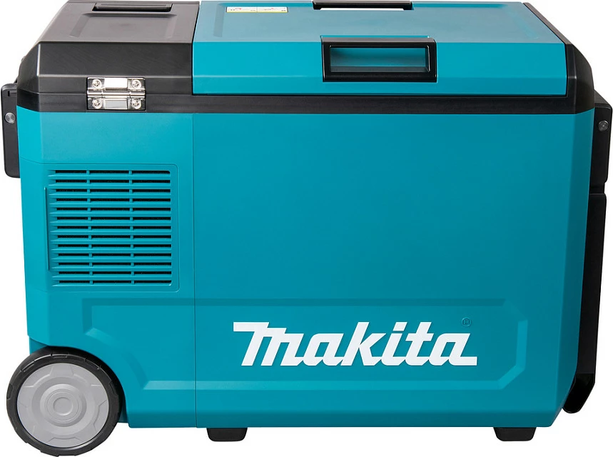 Kuti termike Makita CW004GZ 40V, portative, LED display, me rrota, zi/kaltër