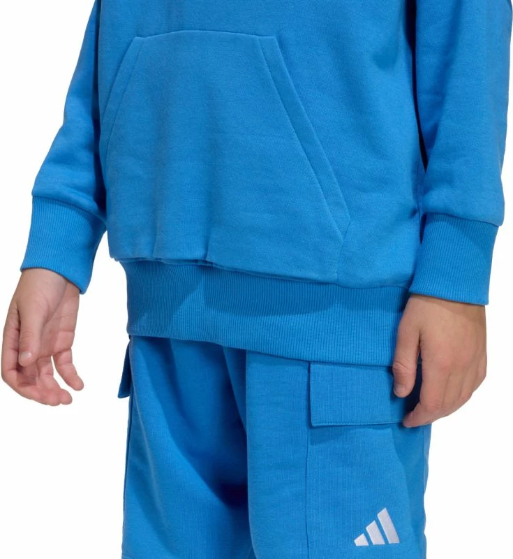 Duks për fëmijë adidas Essentials KD3382, kaltër [Madhësia: 176 cm]