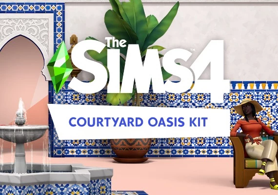 The Sims 4: Courtyard Oasis Kit DLC Global