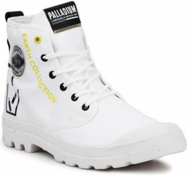Këpucë Palladium Pampa për meshkuj dhe femra, të bardha