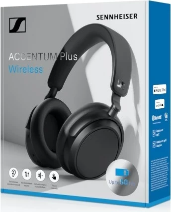 Kufje Sennheiser AccentumPlus, të zeza