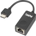Adapter Ethernet Lenovo 4X90Q84427 USB-C në RJ45, e zezë