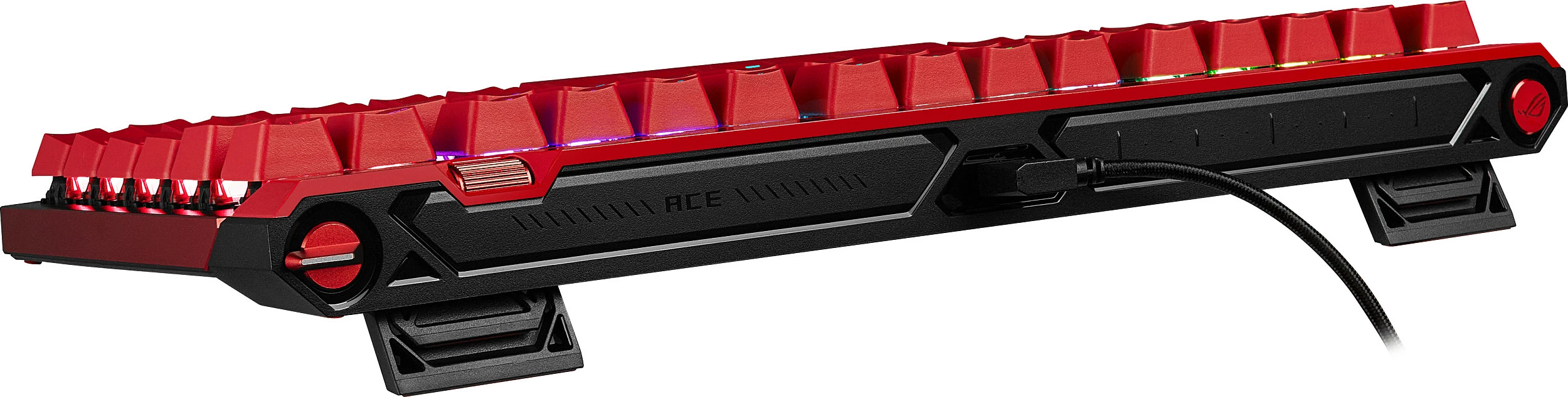 Tastierë gaming ASUS ROG Falchion Ace 75 HE, USB-C, QWERTZ DE, RGB, e kuqe