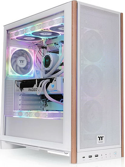 Kasë Thermaltake S370 WS Snow White midi tower e bardhë