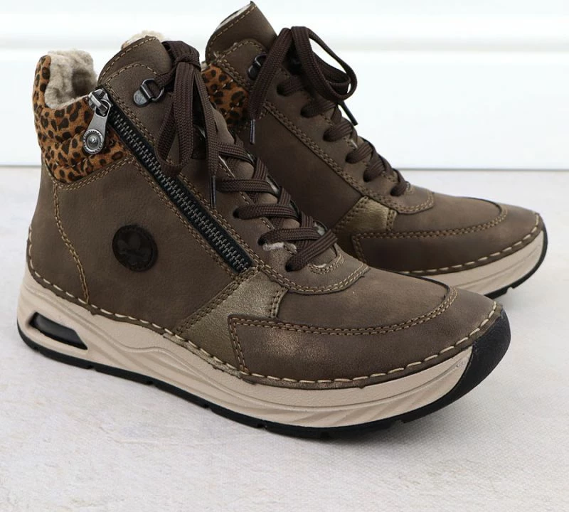 Çizme femrash Rieker 44565-25, kafe leopard [Madhësia: 39]