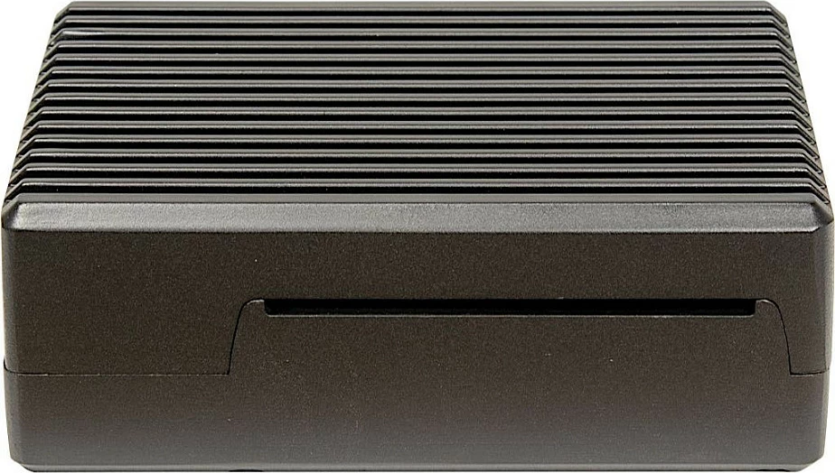 Kasë Inter-Tech RASPBERRY ODS-716 për Raspberry Pi 4 Model B, alumini, e zezë
