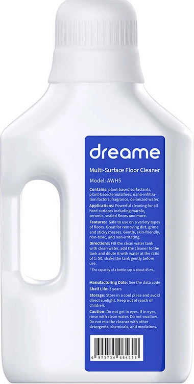 Lëng pastrimi për sipërfaqe të forta Dreame, model AWH10, për H11/H11max/H12/M12/H12Pro/H12core/H12 Dual