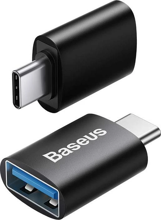 Adapter USB Baseus Ingenuity ZJJQ000001, OTG USB-C në USB-A 3.1 10Gbps, i zi