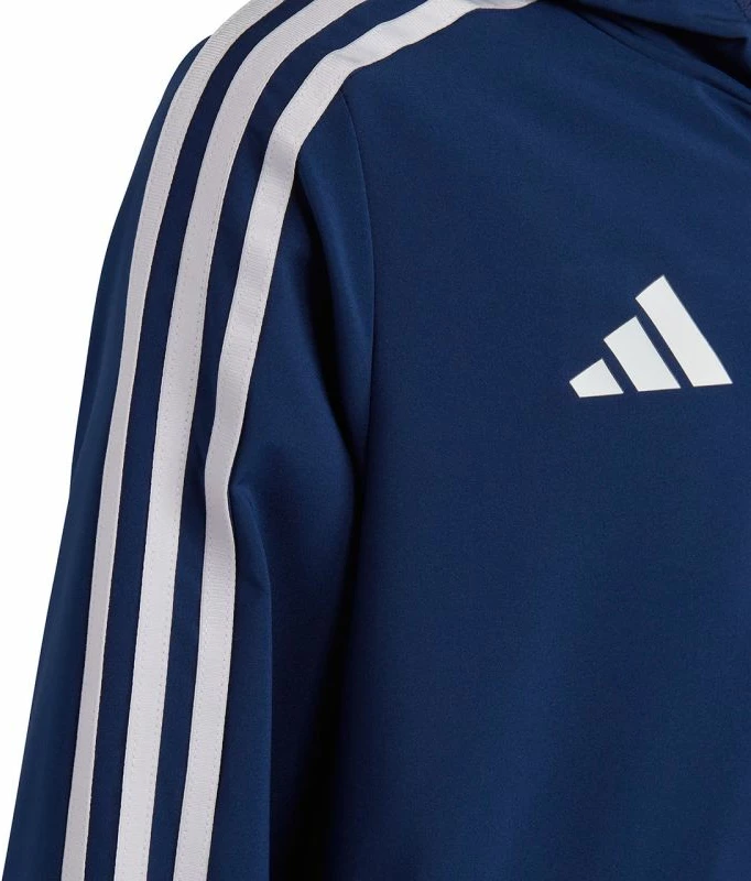 Xhaketë për fëmijë adidas Tiro 23 League Windbreaker Jr. IA1627 ngjyrë blu deti [Madhësia: 116 cm]