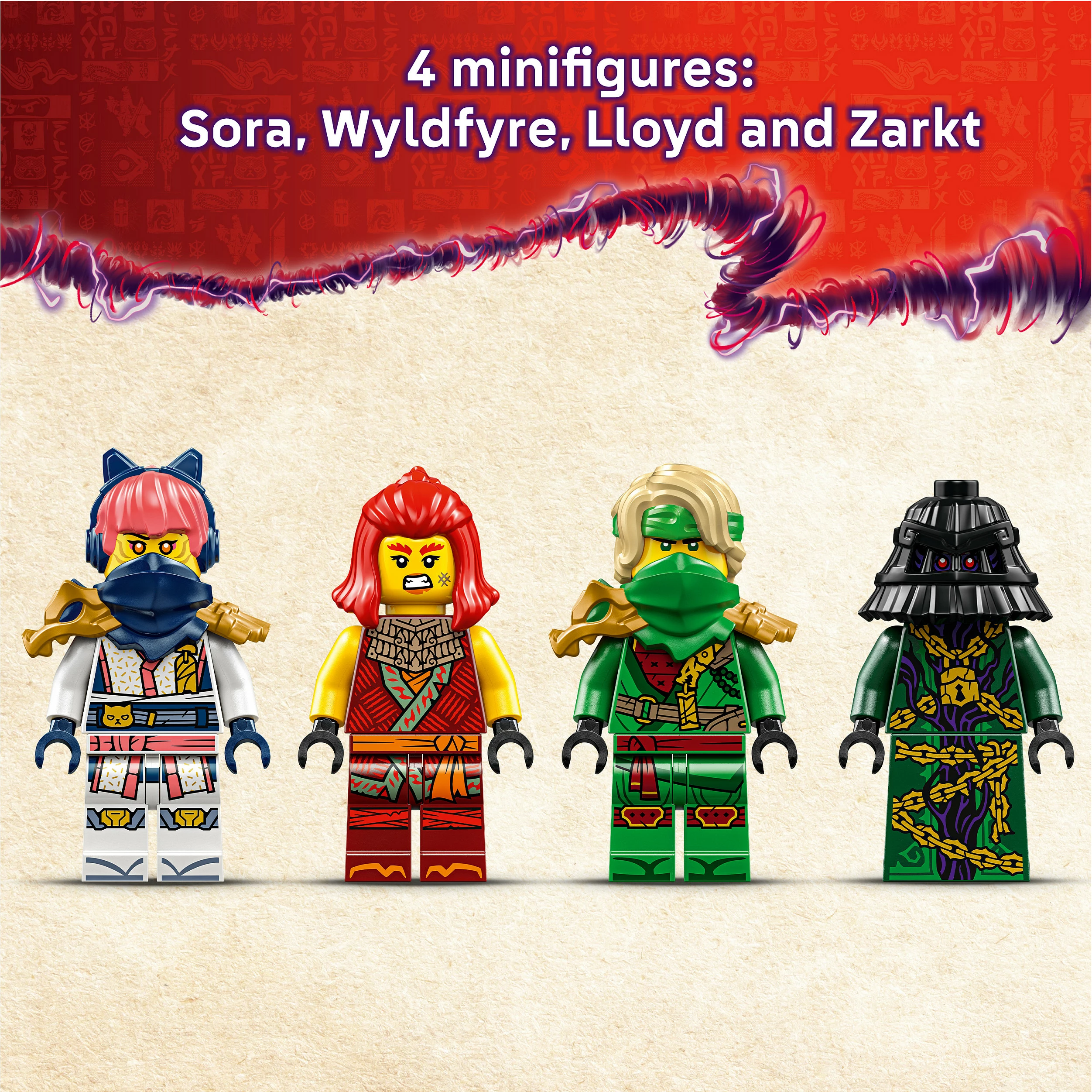 Set ndërtimi LEGO NINJAGO 71842 Rontu Master Dragon, 381 copë, 7+, shumëngjyrësh
