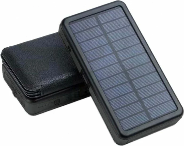 Panel diellor i palueshëm me power bank PowerNeed ES20000B, i zi
