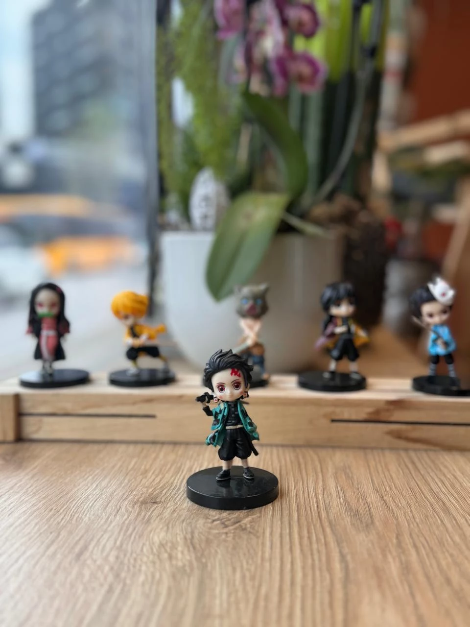 Set figurinash ‘Demon Slayer’ (6 copë)