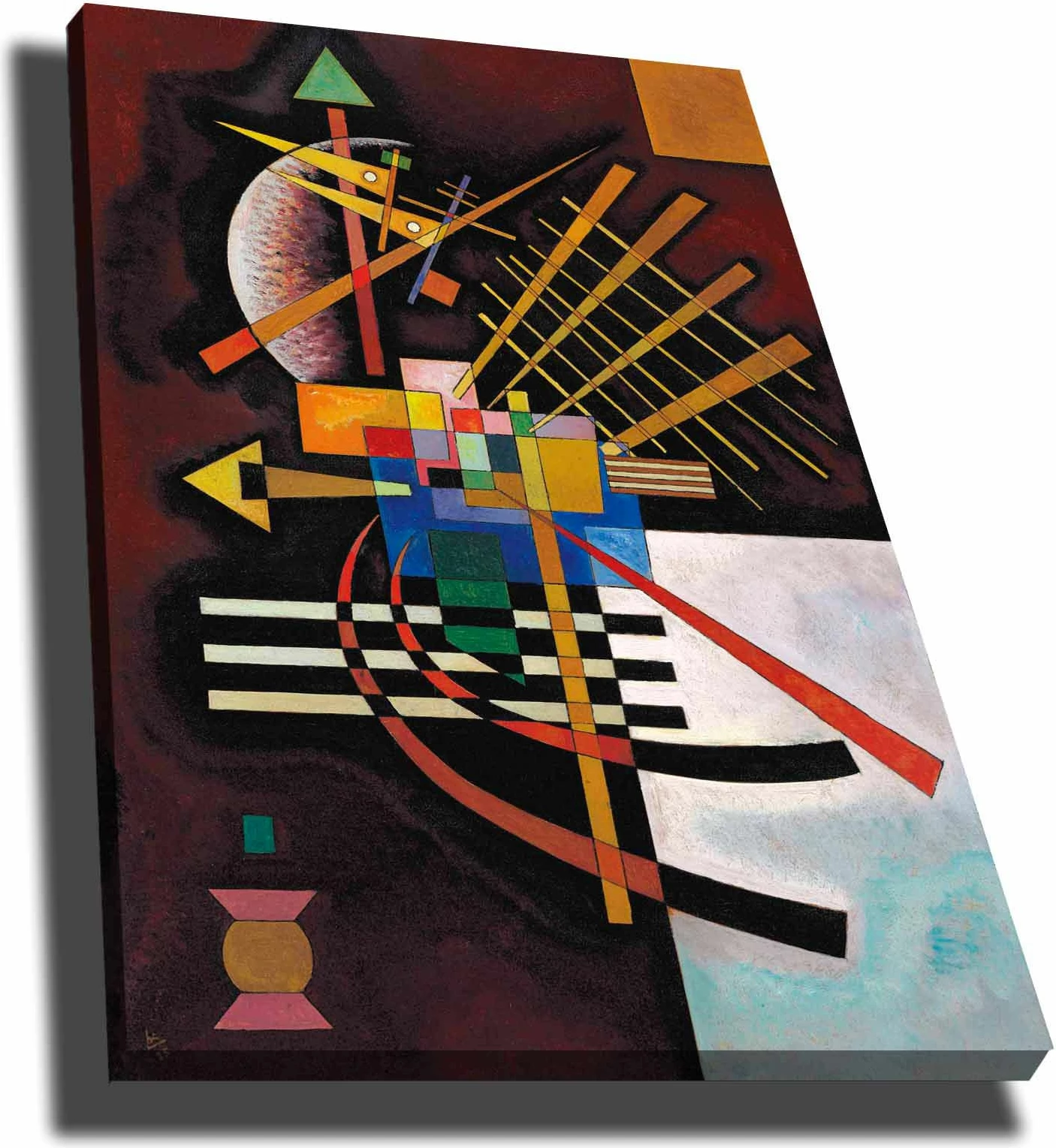 Pikturë dekorative në kanavacë Wallity, shumëngjyrëshe, 70x100cm, Kandinsky