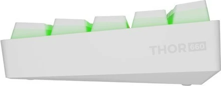 Tastierë Genesis Thor 660 G2 RGB, Gateron Red, e bardhë