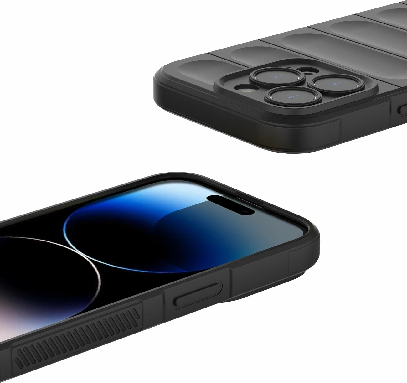 Mbështjellës Hurtel Magic Shield Case për iPhone 14 Pro, elastik, i blinduar, kuq