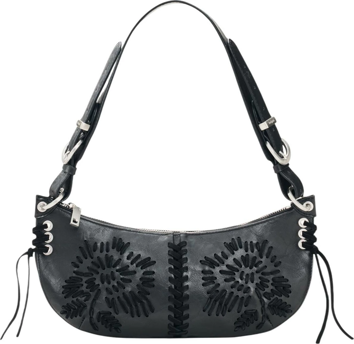 Çantë krahu për femra Desigual BAG_ALISIO CASTRES LONG B 26WAXP22, e zezë